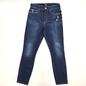 GAP True Skinny High Rise Destroy Wash Blue Denim Jeans Womens Size 6 / 28